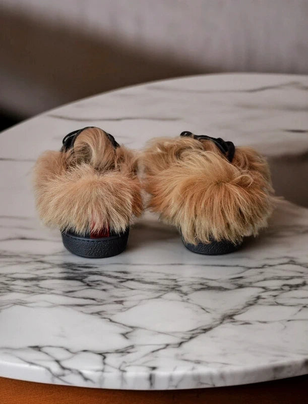 GUCCI Ace Fur Sneakers Luxury Edition