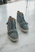 Christian Louboutin High-Top Trainers Grey Sneakers