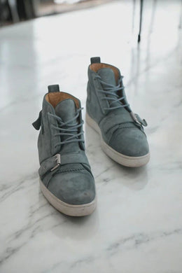 Christian Louboutin High-Top Trainers Grey Sneakers