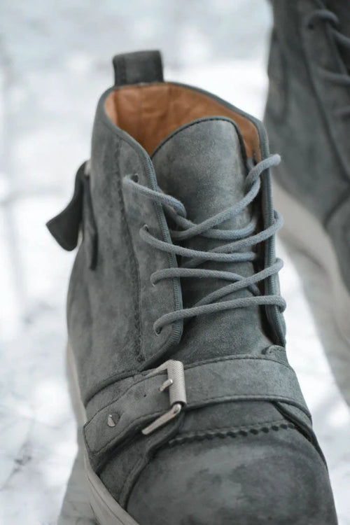 Christian Louboutin High-Top Trainers Grey Sneakers