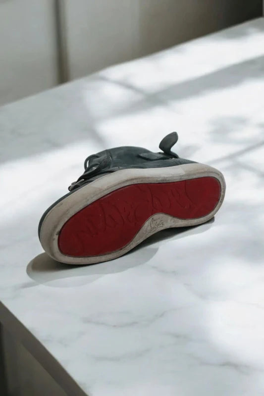 Christian Louboutin High-Top Trainers Grey Sneakers