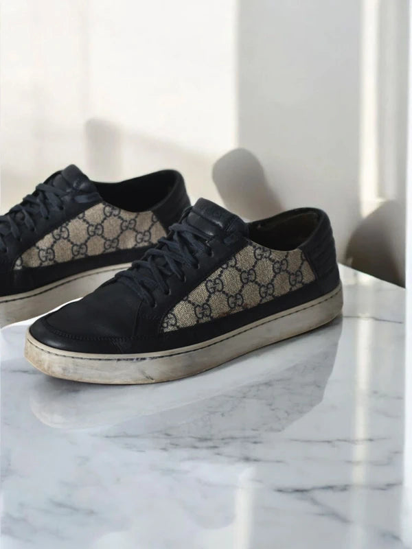 Gucci GG Supreme Leather Sneakers
