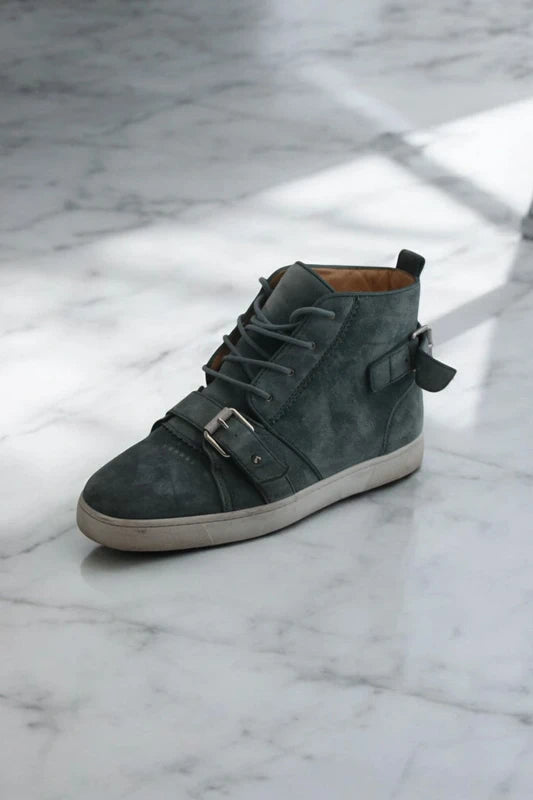 Christian Louboutin High-Top Trainers Grey Sneakers