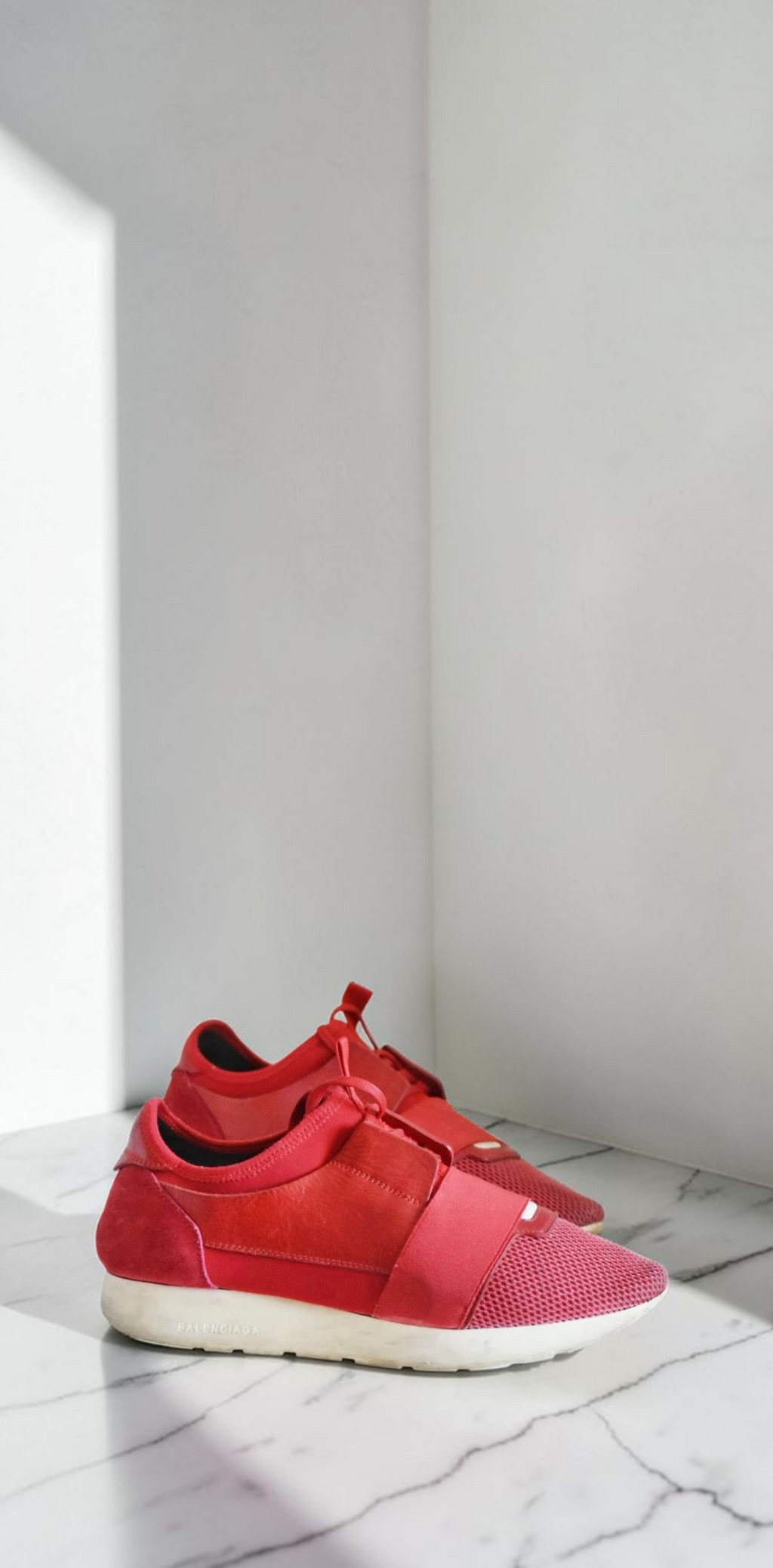 Balenciaga Race Runner Red Sneakers