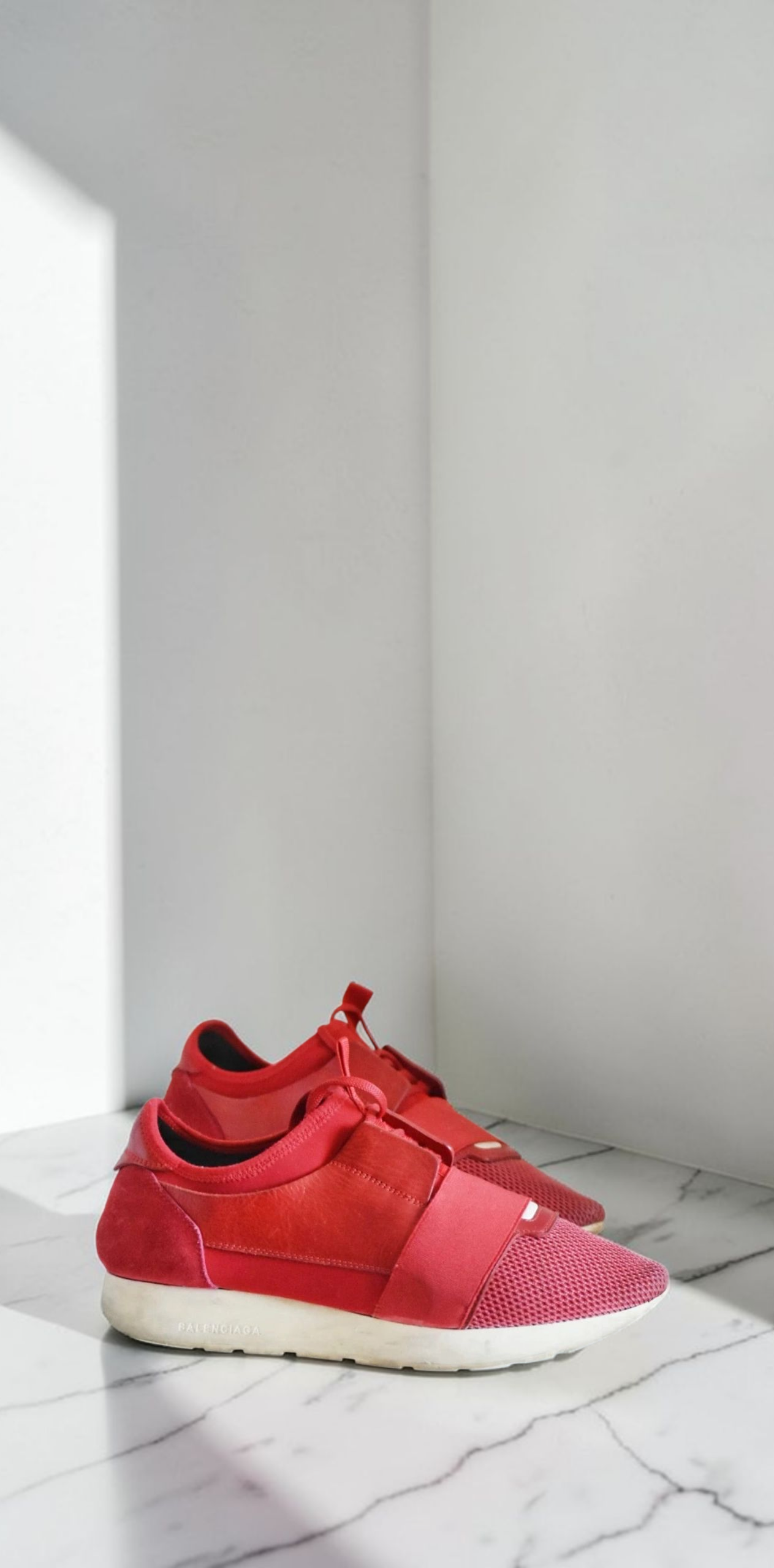 Balenciaga Race Runner Red Sneakers