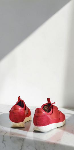 Balenciaga Race Runner Red Sneakers