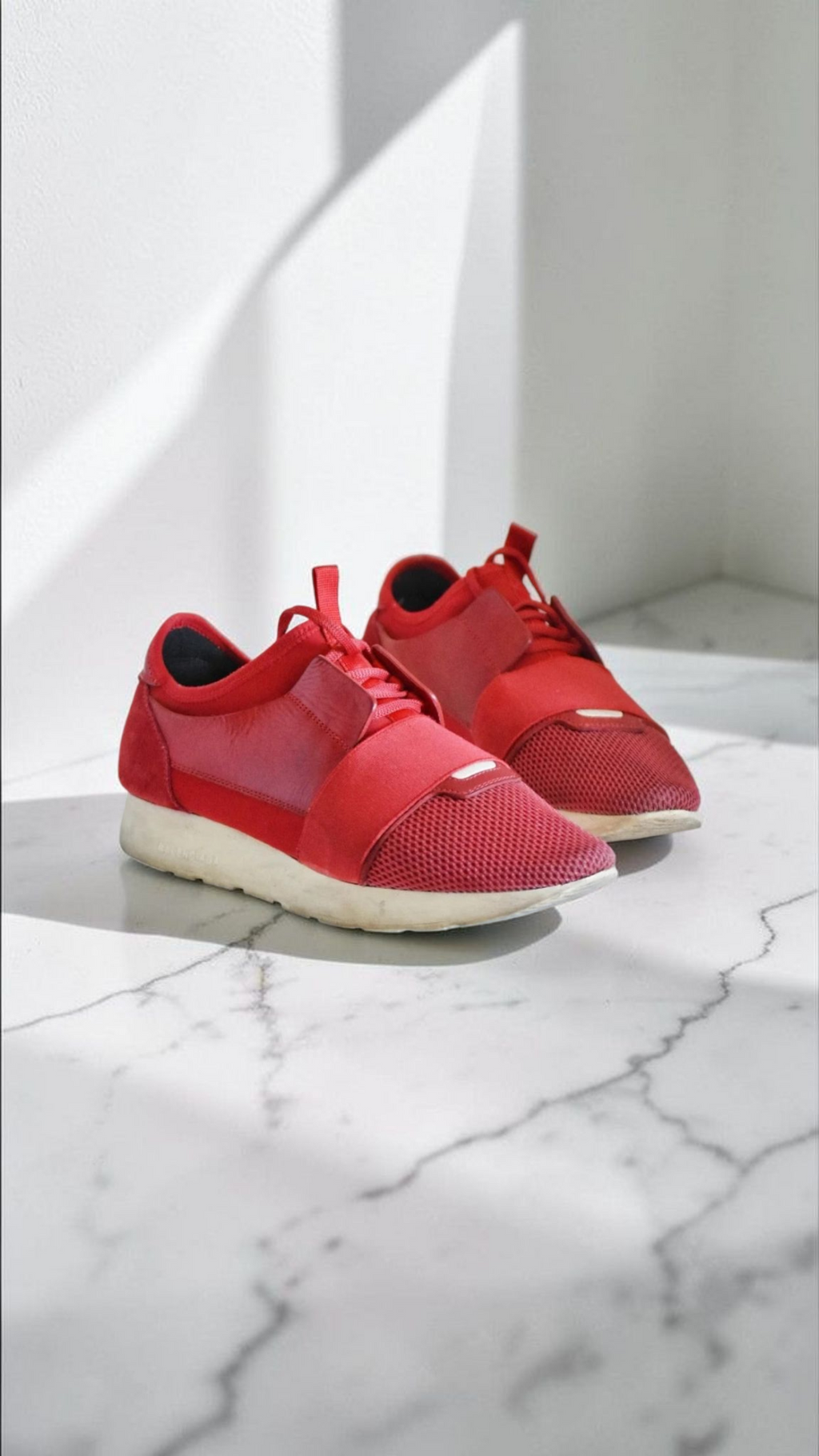 Balenciaga Race Runner Red Sneakers