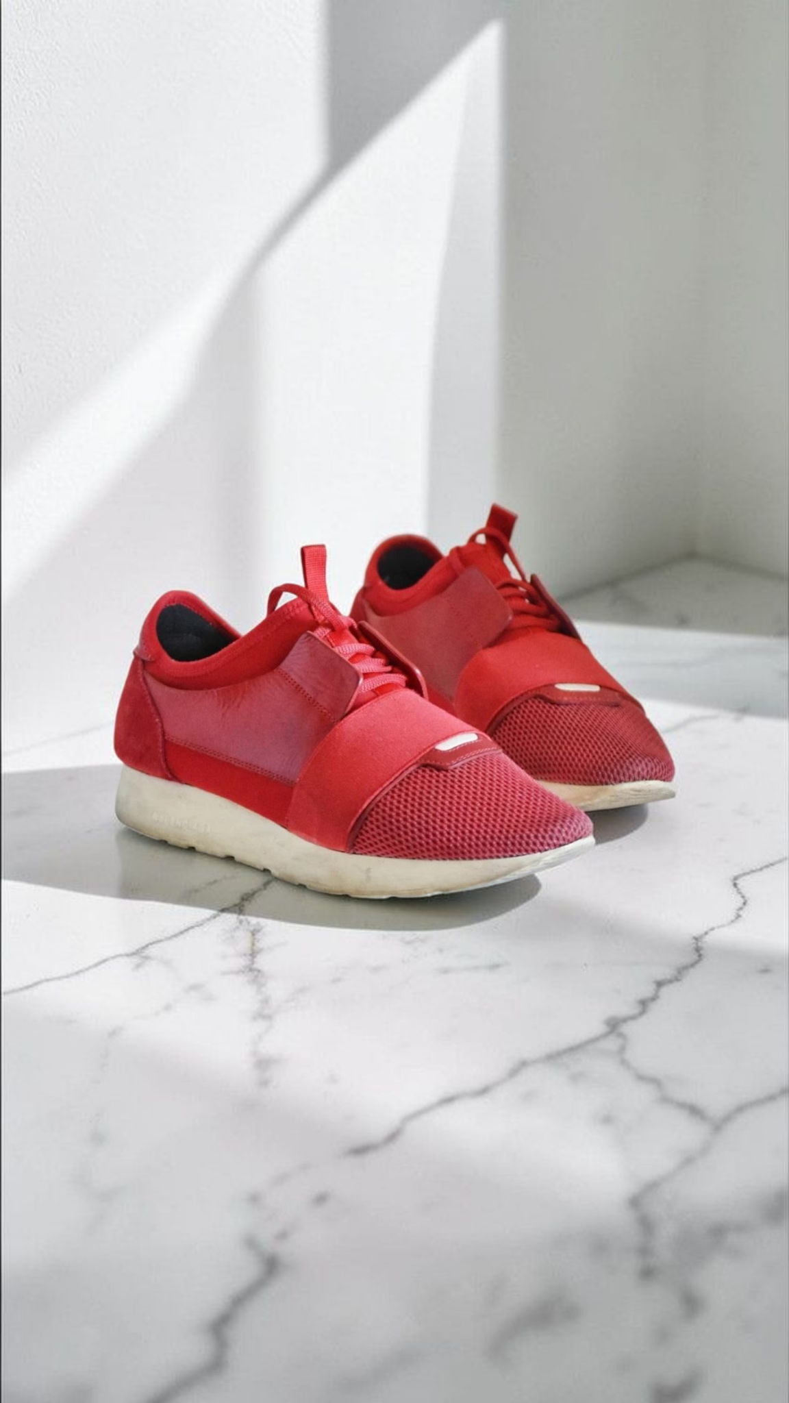 Balenciaga Race Runner Red Sneakers