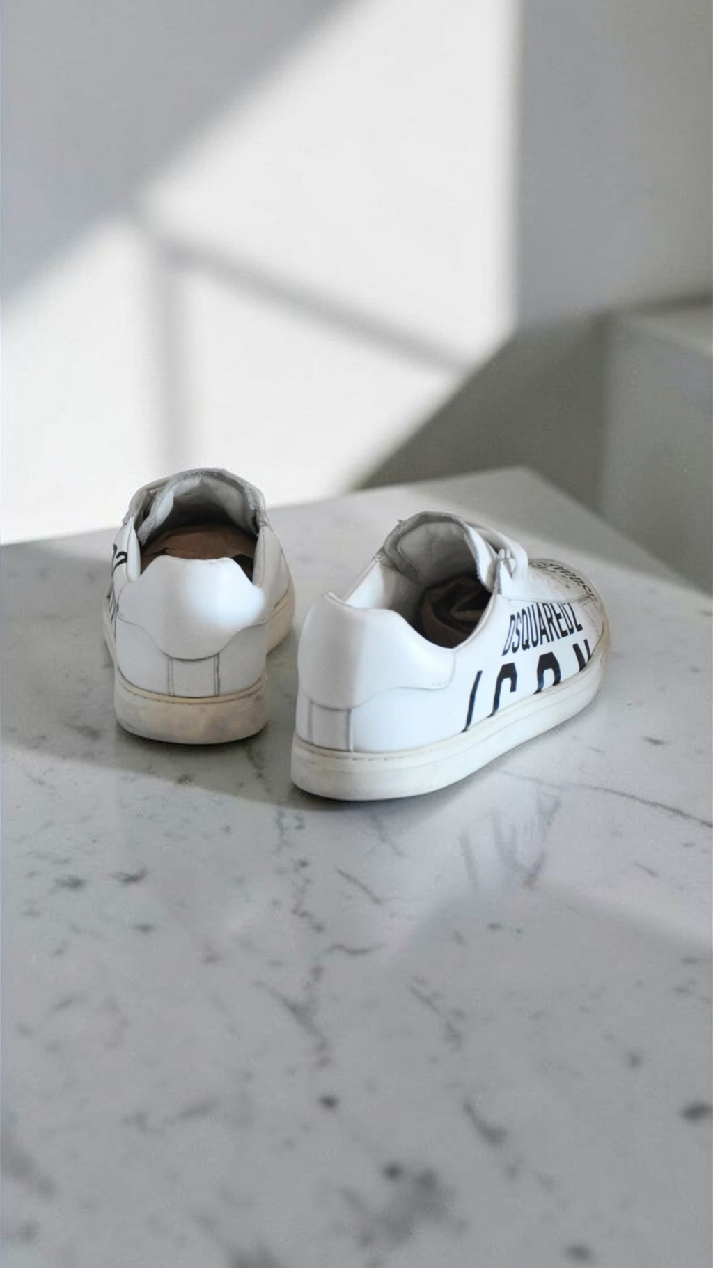 Dsquared2 White Low-Top Trainer