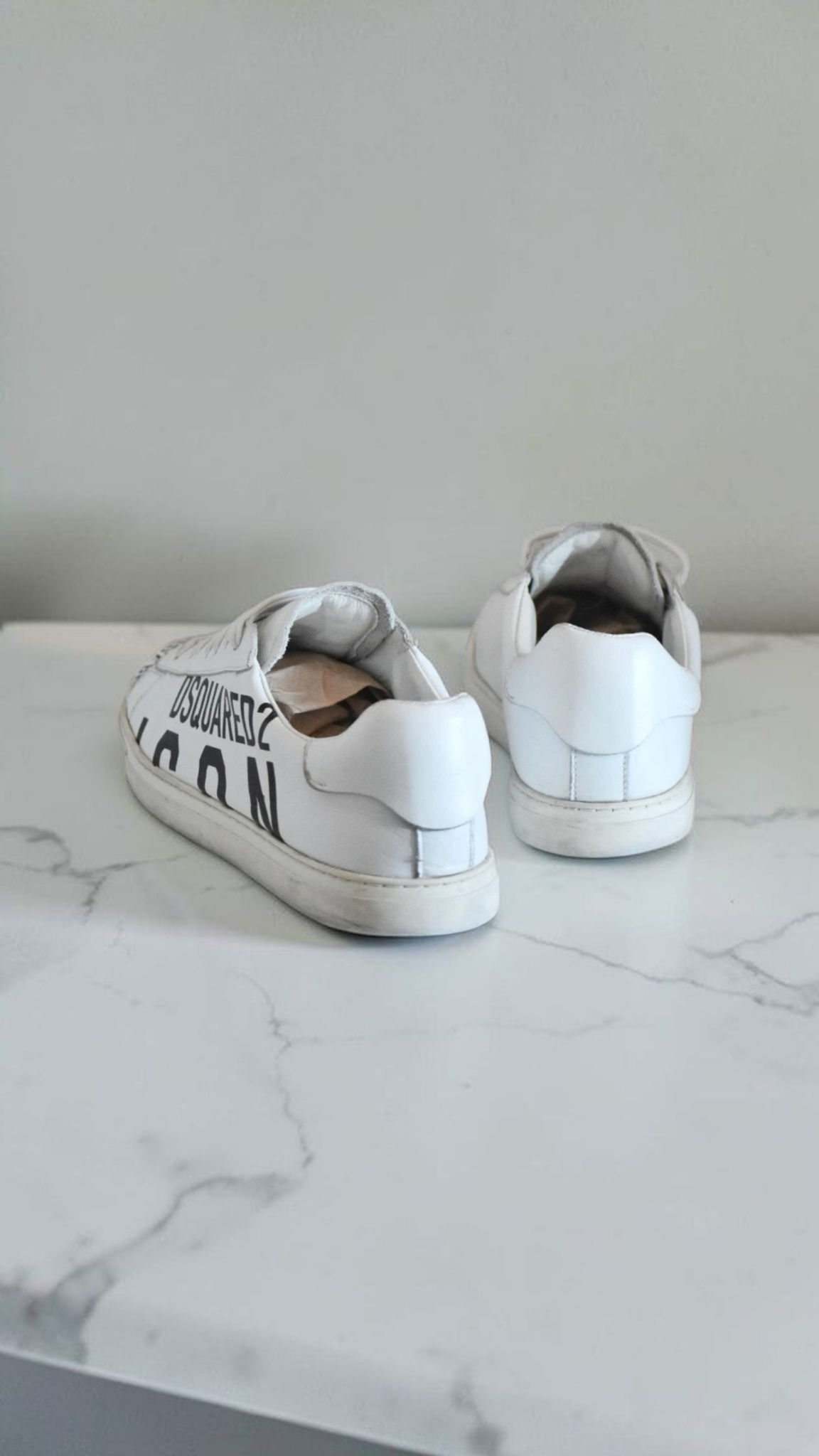 Dsquared2 White Low-Top Trainer