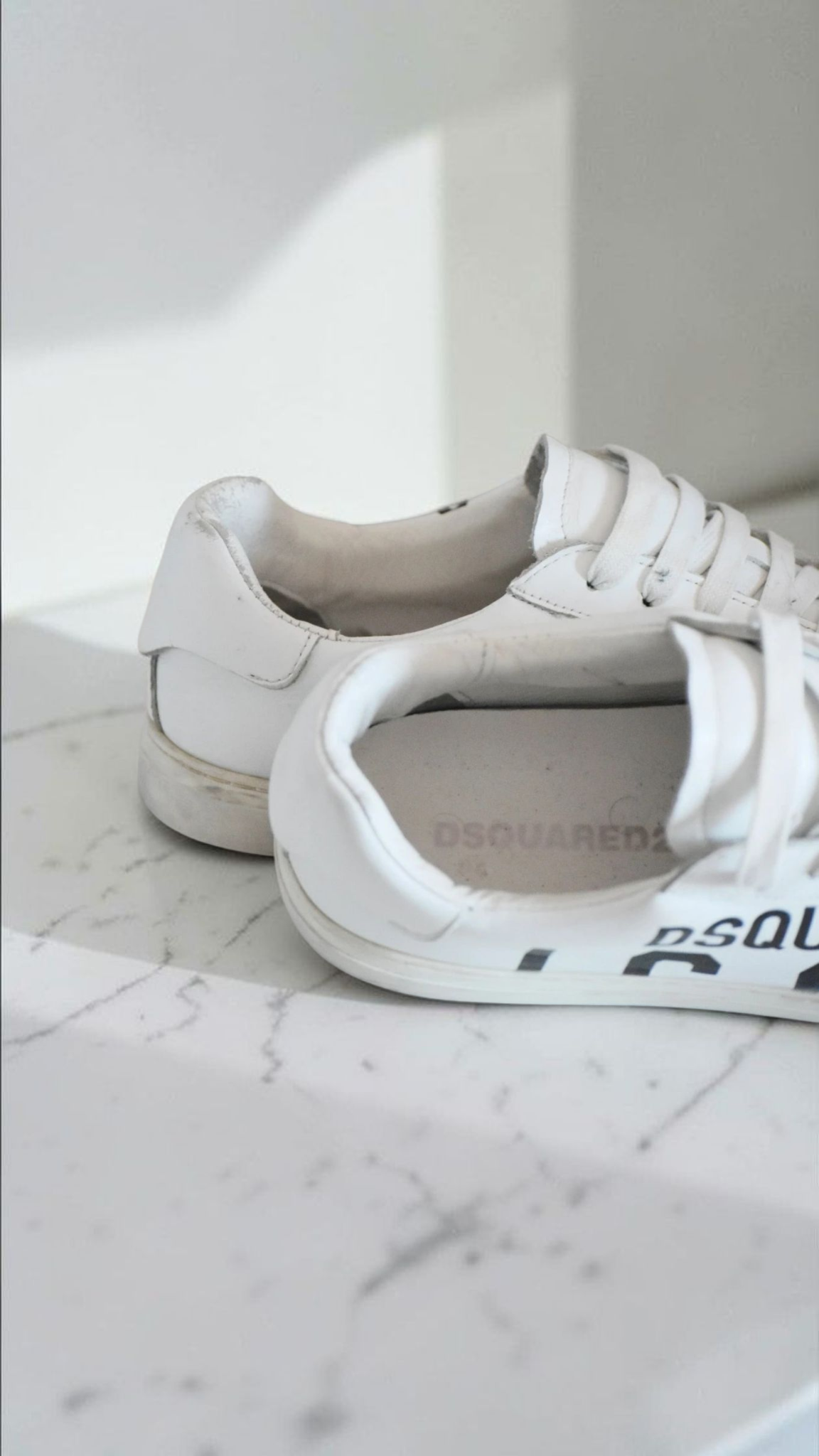 Dsquared2 White Low-Top Trainer