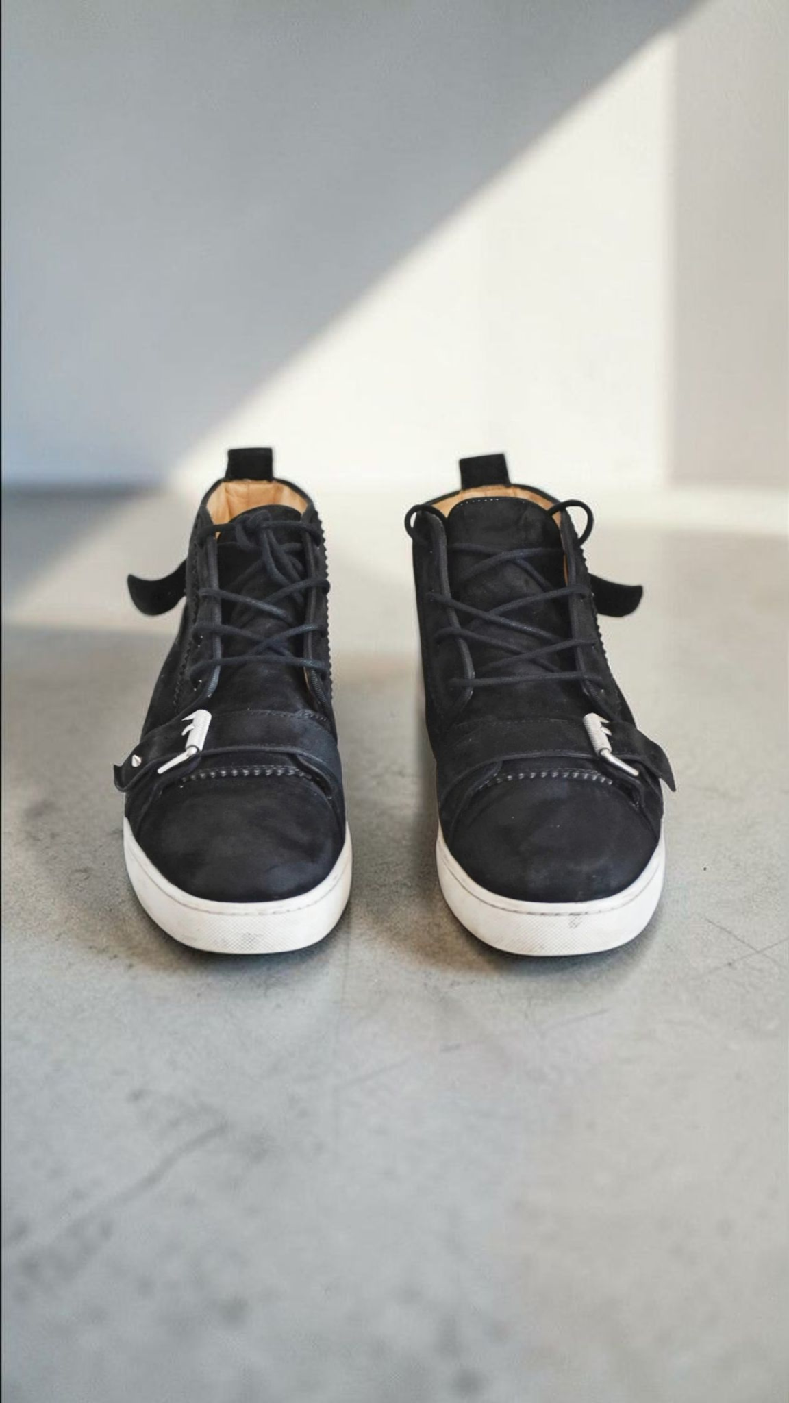 Christian Louboutin High-Top Trainers Black Sneakers