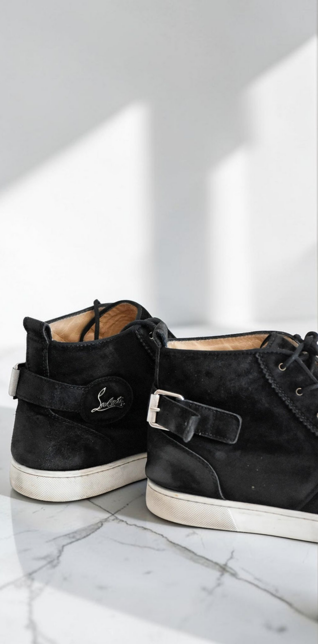Christian Louboutin High-Top Trainers Black Sneakers