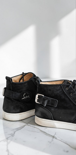 Christian Louboutin High-Top Trainers Black Sneakers