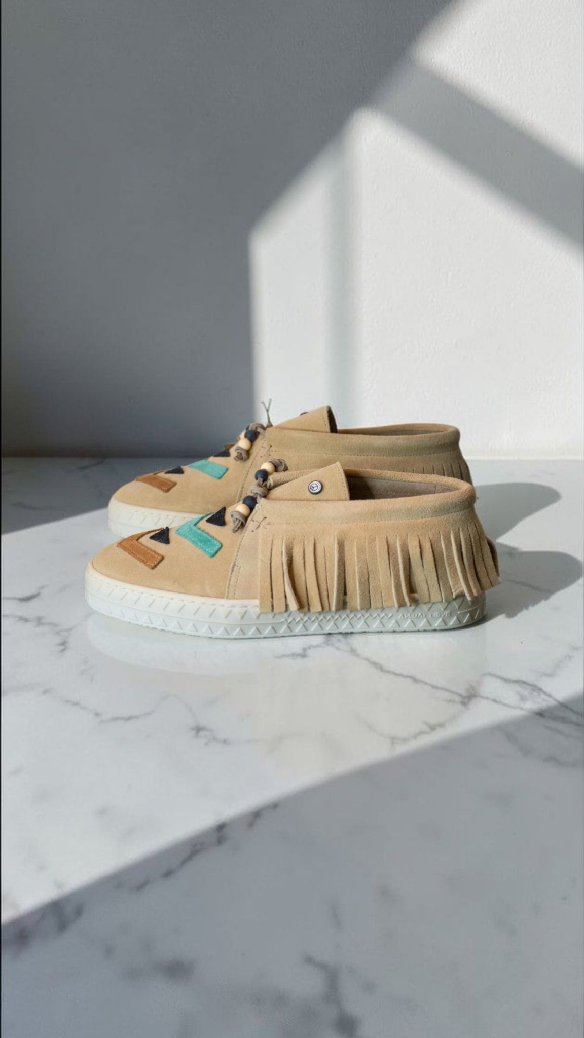 Dolfie Trainers Mid-Top Sneakers with Fringes