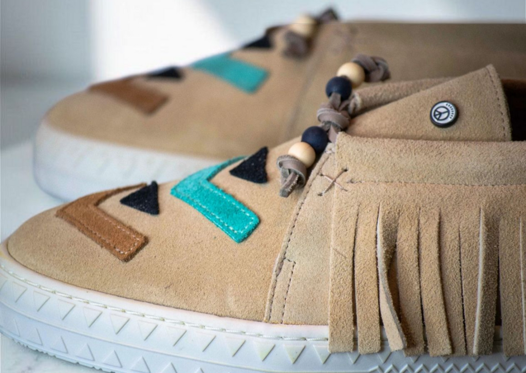 Dolfie Trainers Mid-Top Sneakers with Fringes