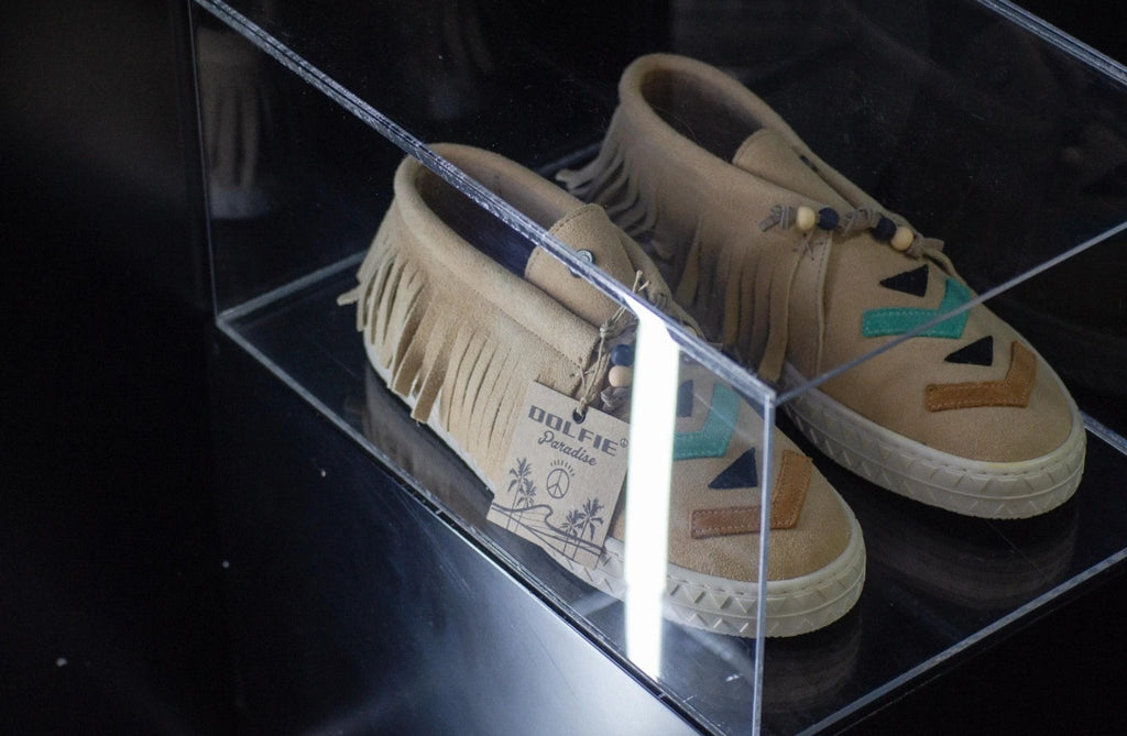Dolfie Trainers Mid-Top Sneakers with Fringes
