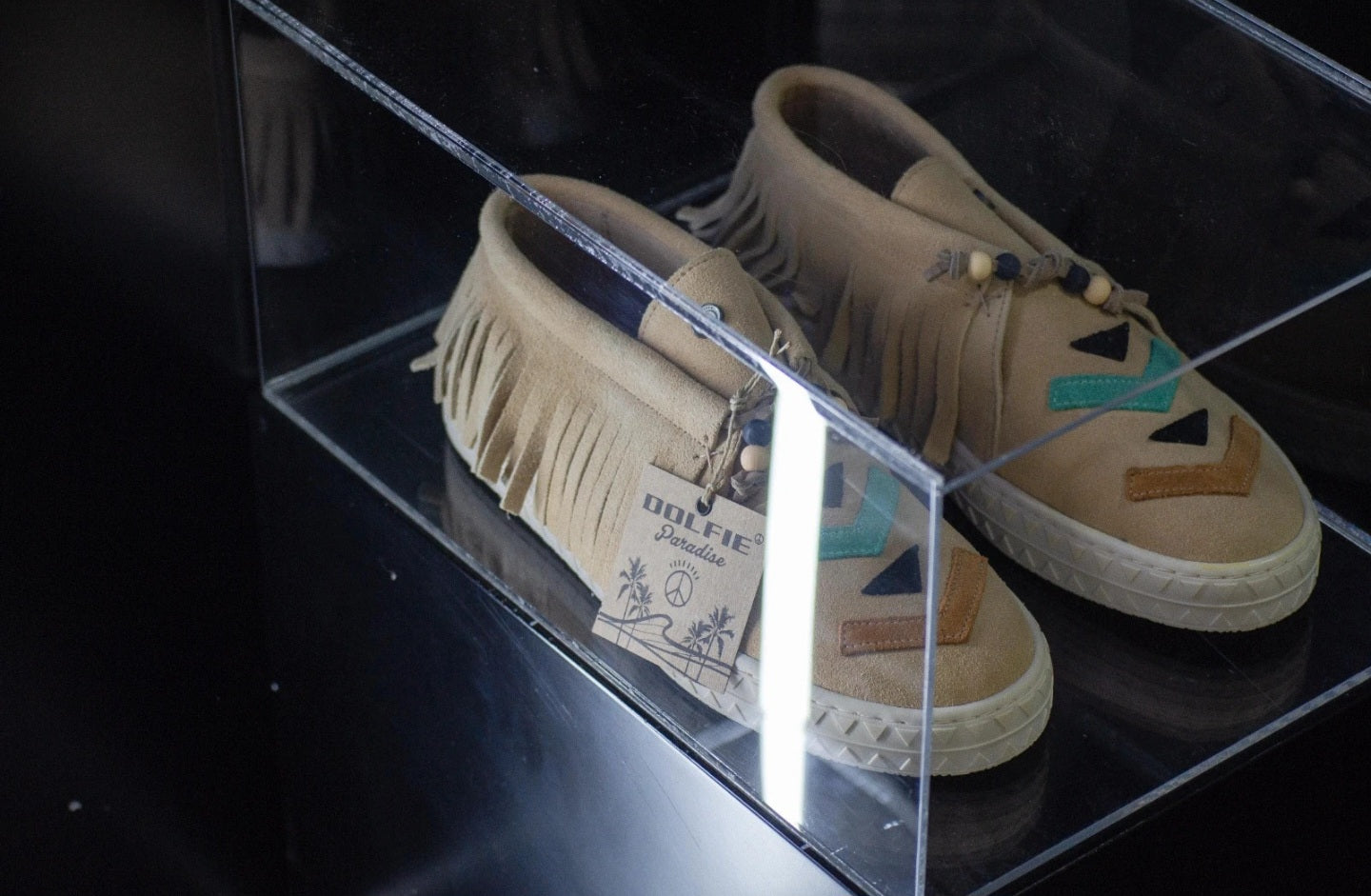 Dolfie Trainers Mid-Top Sneakers with Fringes
