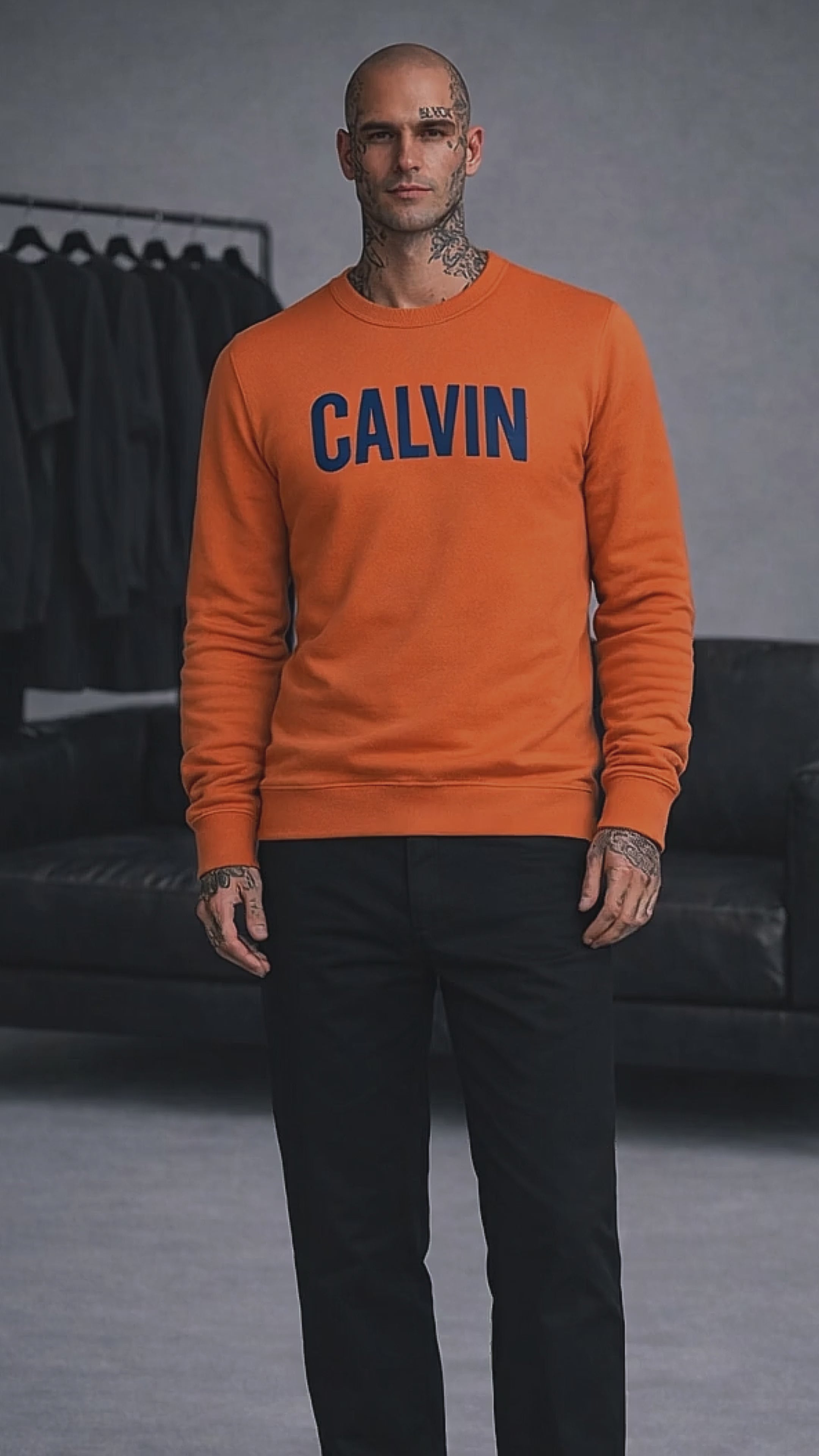 Calvin Klein Sweatshirt Orange