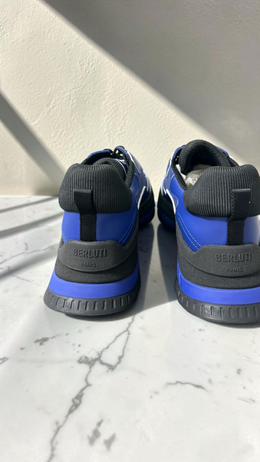 Berluti Gravity Blue & Black Sneakers