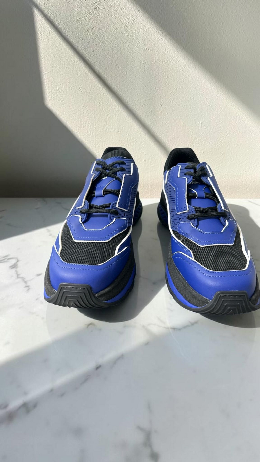 Berluti Gravity Blue & Black Sneakers