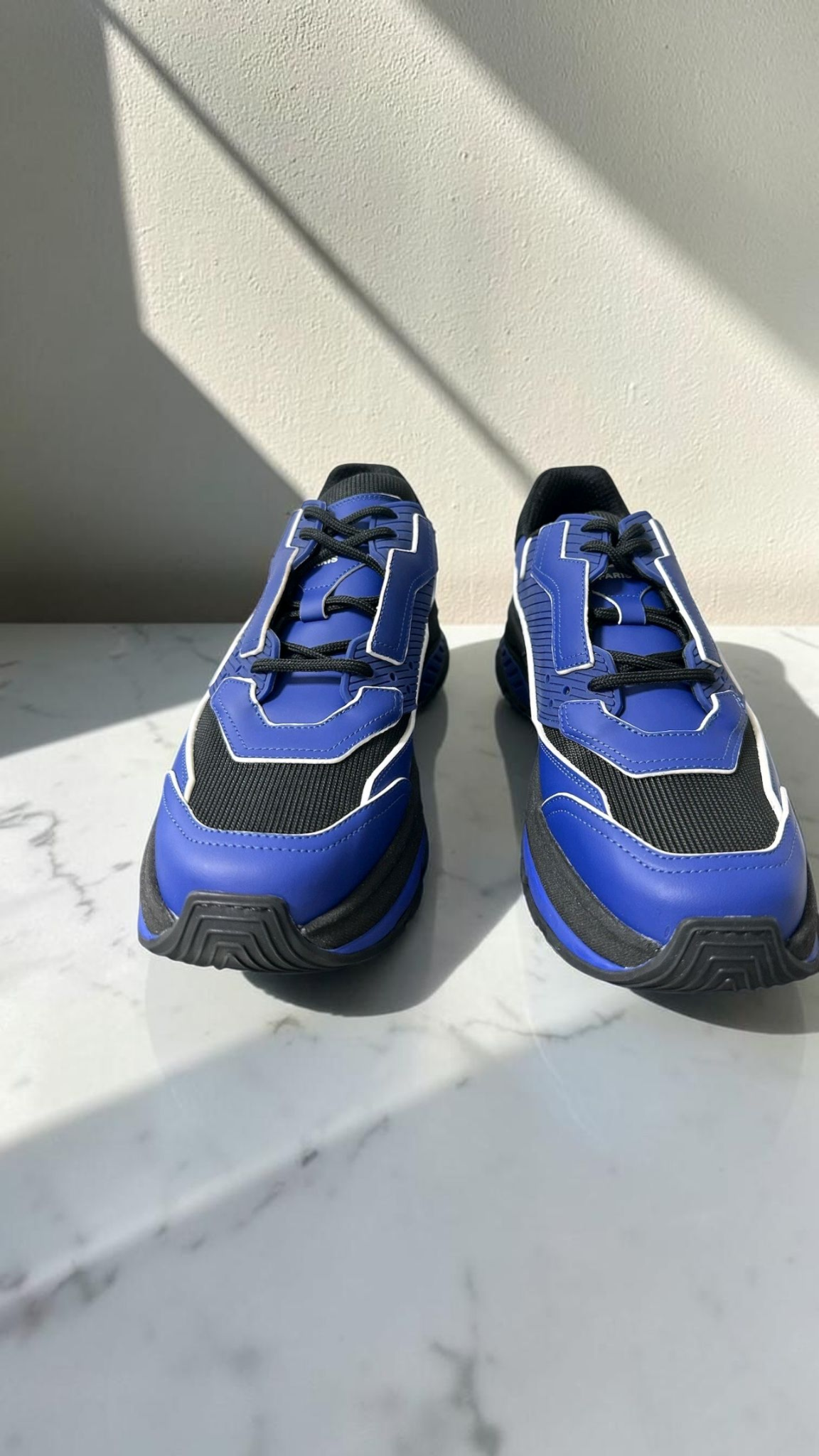 Berluti Gravity Blue & Black Sneakers
