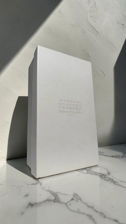 Maison Margiela Leather Sneakers Red